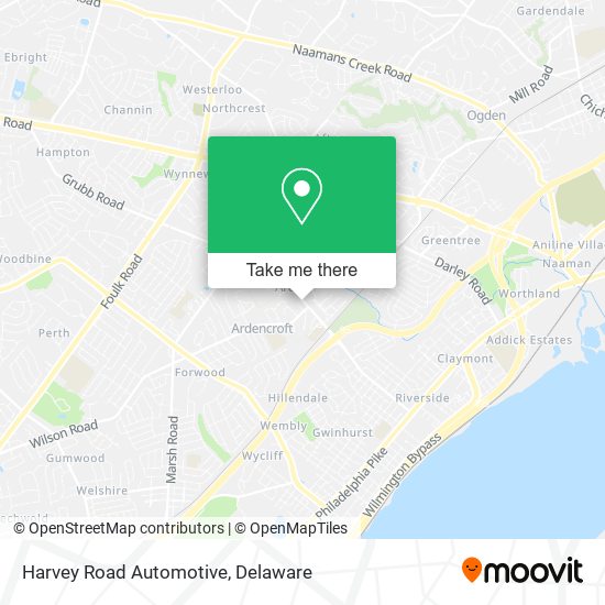 Mapa de Harvey Road Automotive
