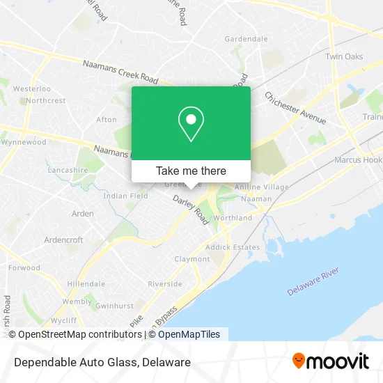 Mapa de Dependable Auto Glass
