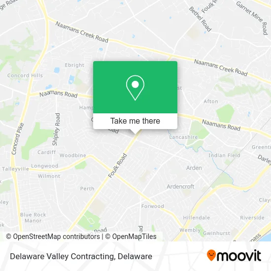 Delaware Valley Contracting map