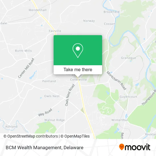 BCM Wealth Management map