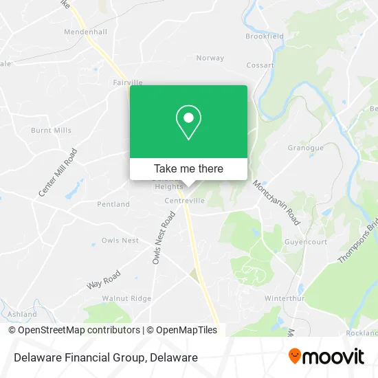 Delaware Financial Group map
