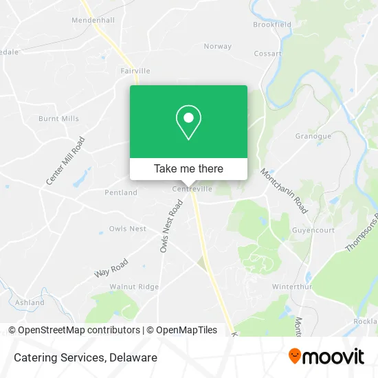 Catering Services map