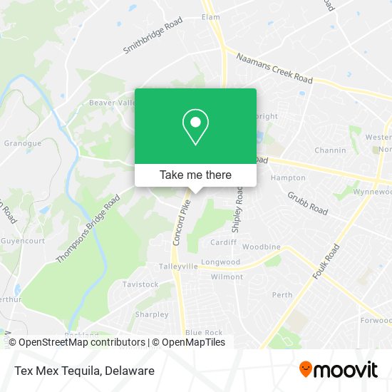 Tex Mex Tequila map