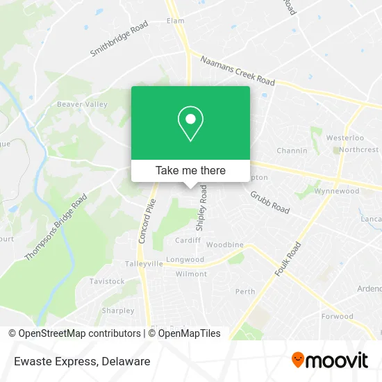 Ewaste Express map