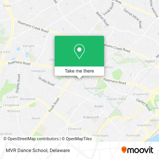 MVR Dance School map