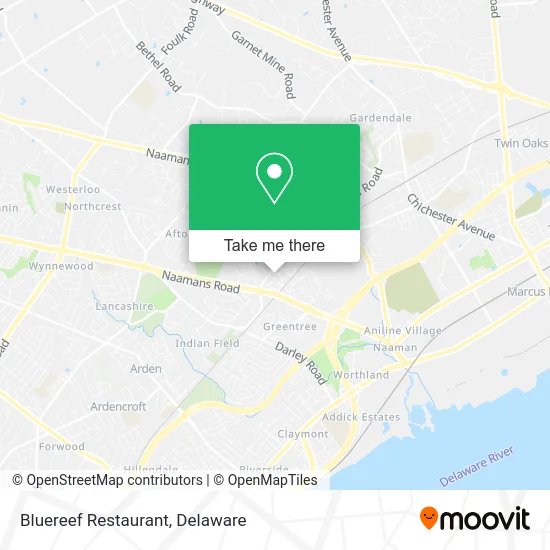 Bluereef Restaurant map