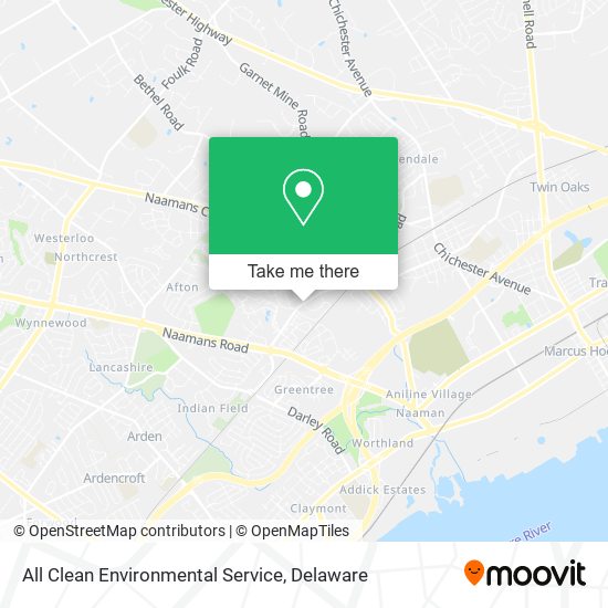 All Clean Environmental Service map