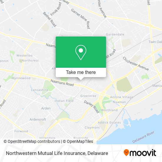 Mapa de Northwestern Mutual Life Insurance