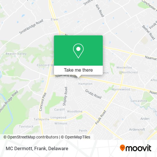 Mapa de MC Dermott, Frank