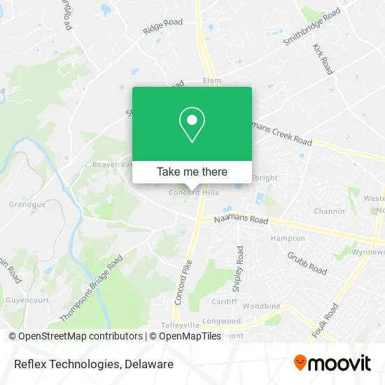 Reflex Technologies map