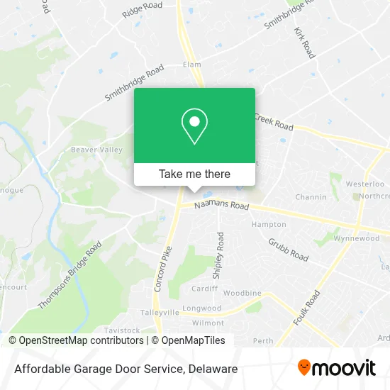 Affordable Garage Door Service map