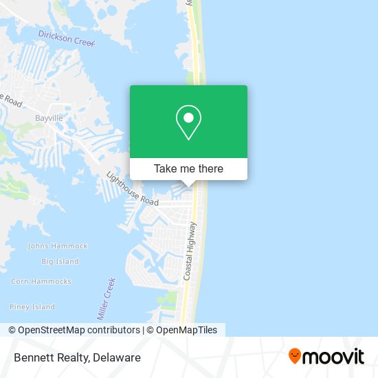 Bennett Realty map