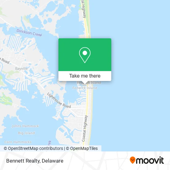 Bennett Realty map