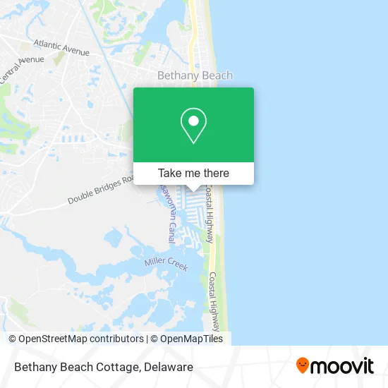 Bethany Beach Cottage map