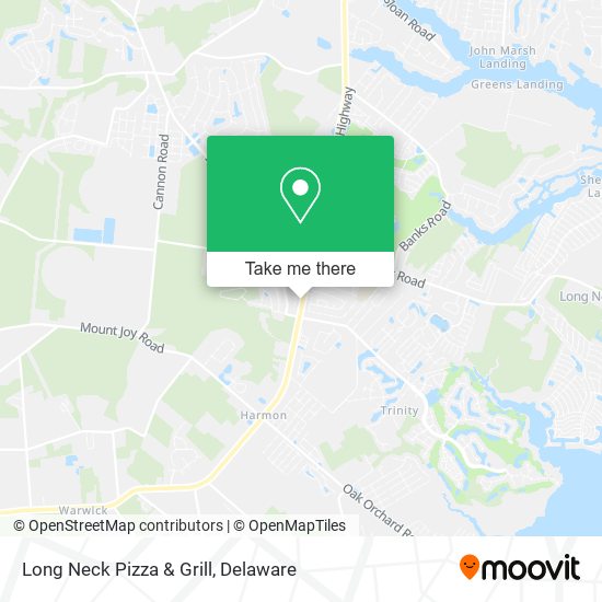 Mapa de Long Neck Pizza & Grill