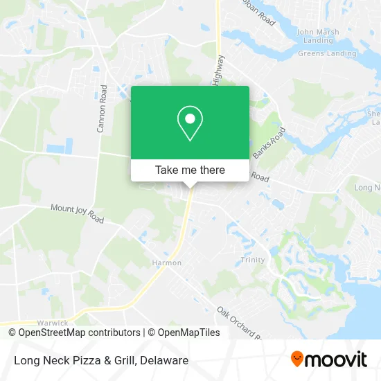 Long Neck Pizza & Grill map