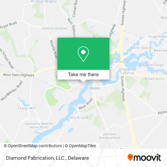 Diamond Fabrication, LLC. map