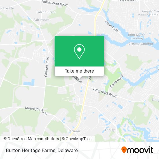 Burton Heritage Farms map