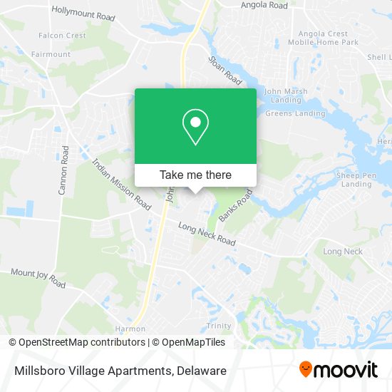 Mapa de Millsboro Village Apartments