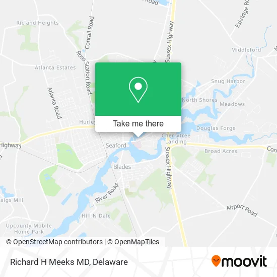 Richard H Meeks MD map