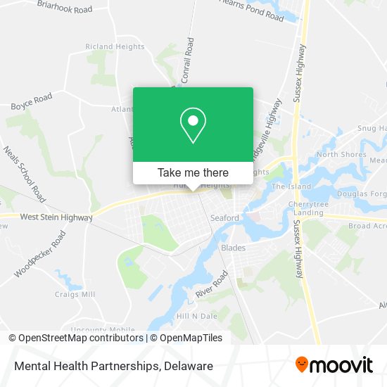 Mental Health Partnerships map