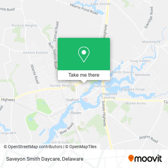 Saveyon Smith Daycare map