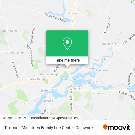 Mapa de Promise Ministries Family Life Center