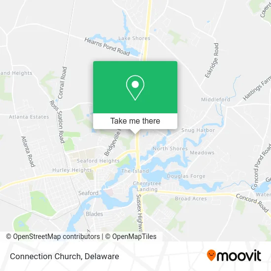 Connection Church map
