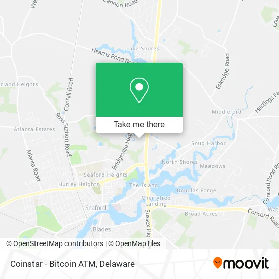 Coinstar - Bitcoin ATM map