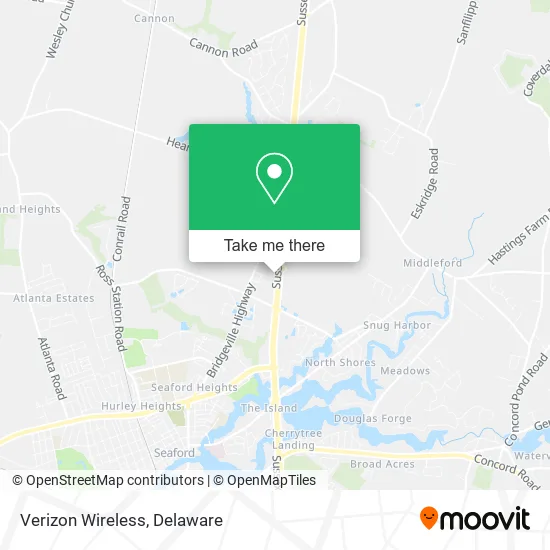 Verizon Wireless map