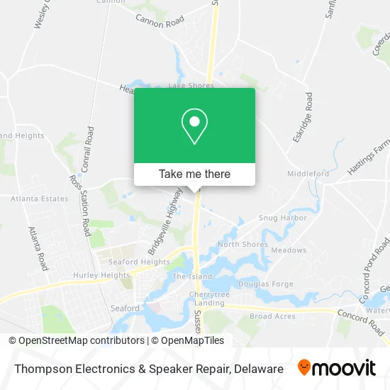 Thompson Electronics & Speaker Repair map