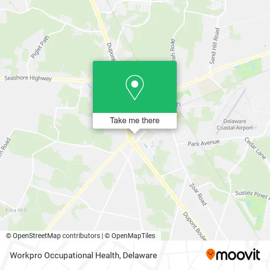 Mapa de Workpro Occupational Health