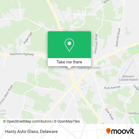 Hasty Auto Glass map