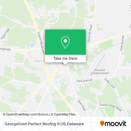 Mapa de Georgetown Perfect Roofing R US