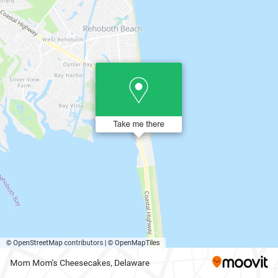 Mom Mom's Cheesecakes map