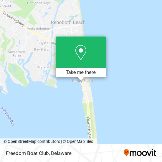 Freedom Boat Club map