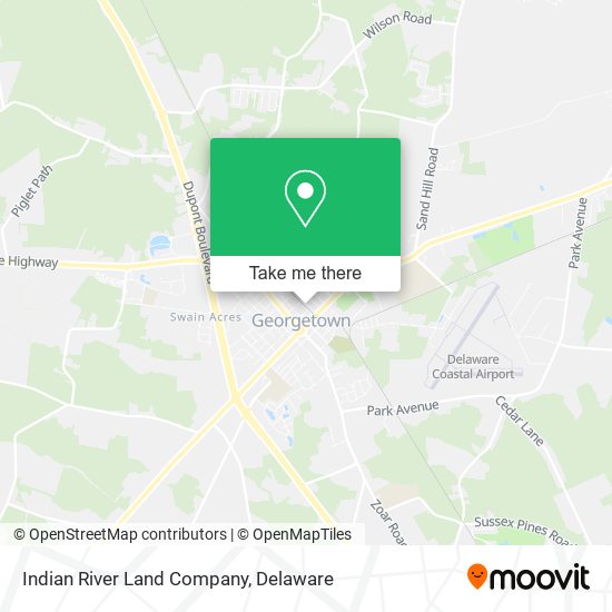 Mapa de Indian River Land Company