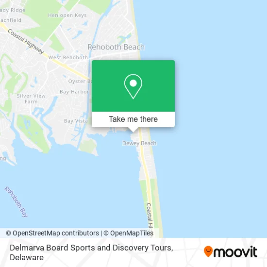 Mapa de Delmarva Board Sports and Discovery Tours