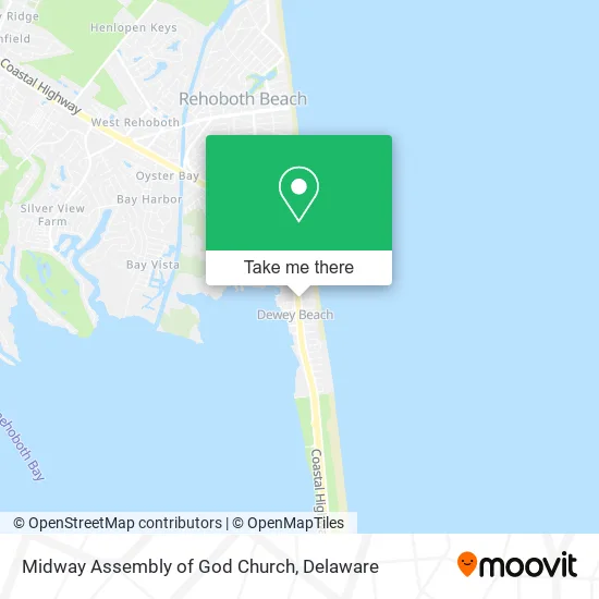 Mapa de Midway Assembly of God Church