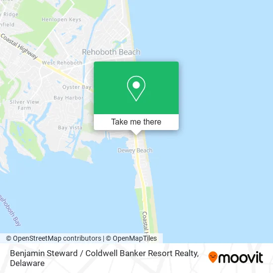 Benjamin Steward / Coldwell Banker Resort Realty map