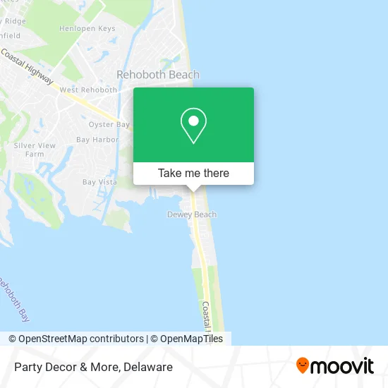 Party Decor & More map