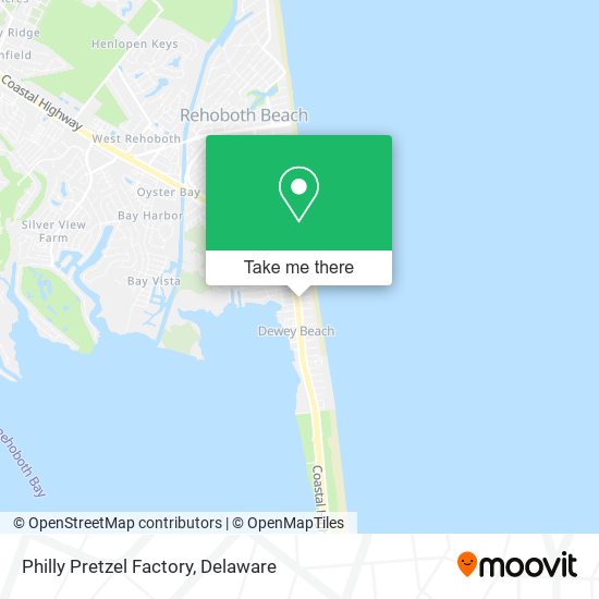 Philly Pretzel Factory map