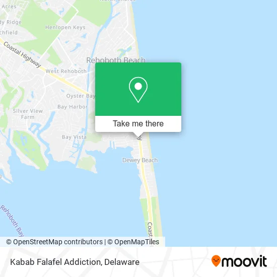 Kabab Falafel Addiction map