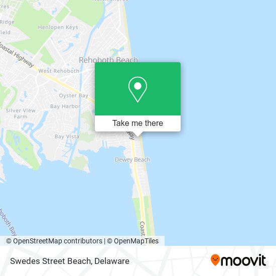 Mapa de Swedes Street Beach