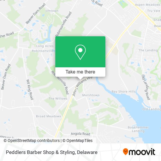 Mapa de Peddlers Barber Shop & Styling