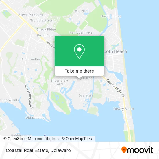 Coastal Real Estate map