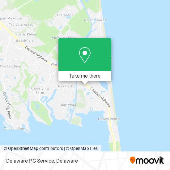 Delaware PC Service map