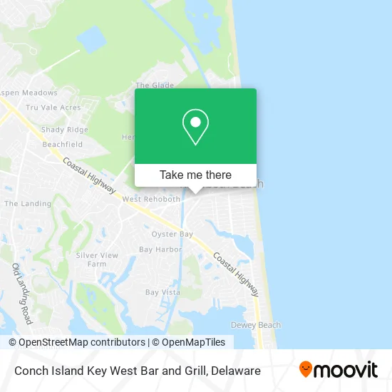 Conch Island Key West Bar and Grill map