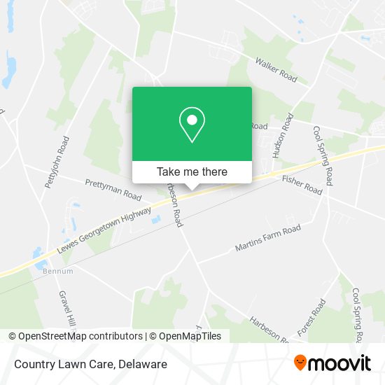 Country Lawn Care map