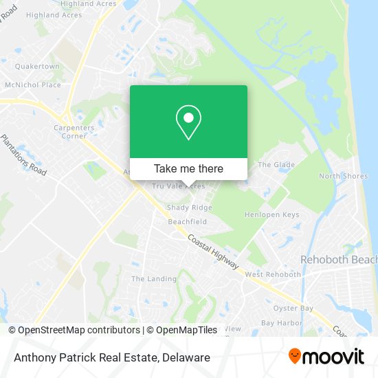 Anthony Patrick Real Estate map
